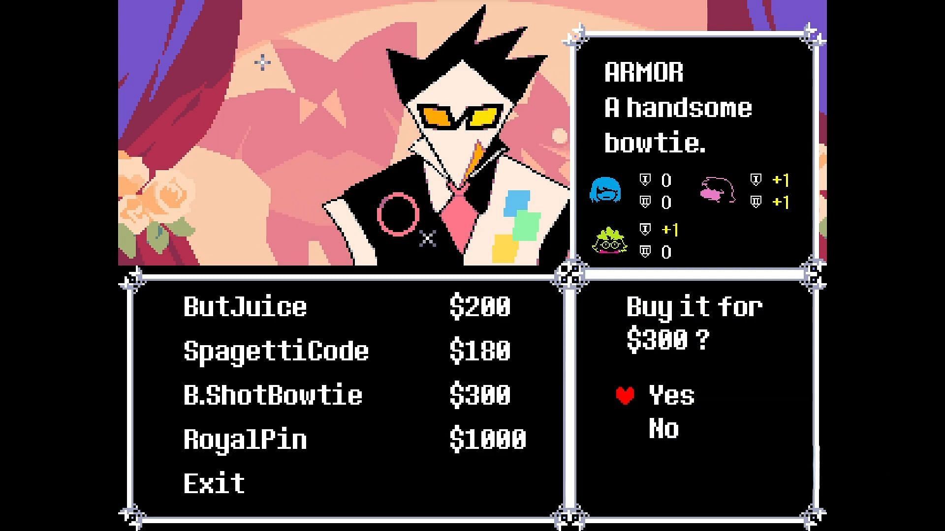 After entering the Café, you can also ask about Swatch to learn more lore (Image via Toby Fox)